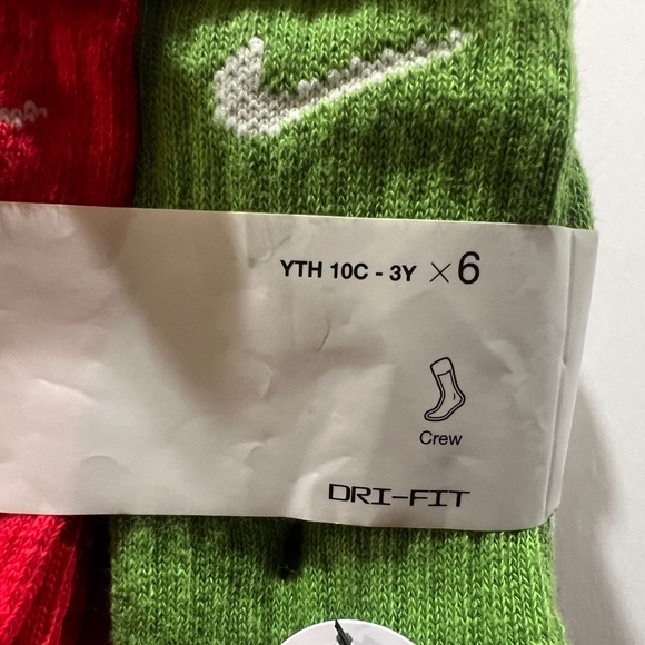Nike, Cushioned Crew, 6 Pack Socks, Multicolor - Picture 12 of 14